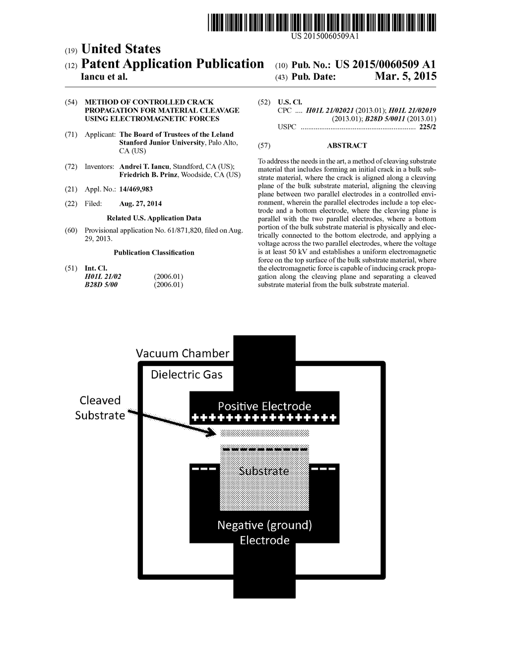 Method of Controlled Crack Propagation for Material Cleavage using     Electromagnetic Forces - diagram, schematic, and image 01