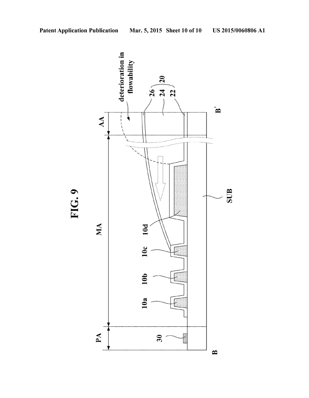 ORGANIC LIGHT EMITTING DIODE DISPLAY DEVICE AND METHOD OF FABRICATING THE     SAME - diagram, schematic, and image 11