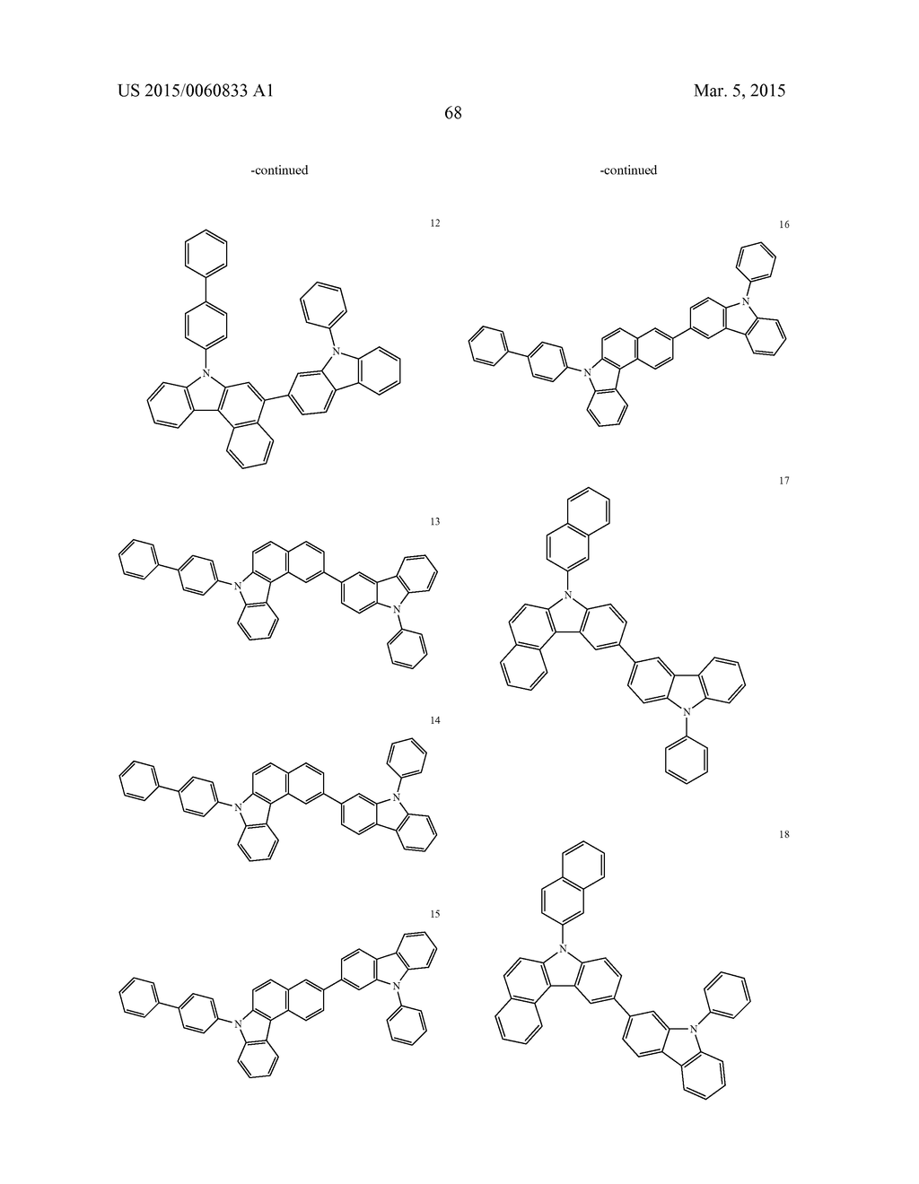 MATERIAL FOR ORGANIC ELECTRONIC DEVICE, AND ORGANIC ELECTRONIC DEVICE     USING THE SAME - diagram, schematic, and image 77