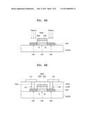 TRANSISTORS, METHODS OF MANUFACTURING THE SAME, AND ELECTRONIC DEVICES     INCLUDING THE TRANSISTORS diagram and image