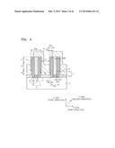 SEMICONDUCTOR DEVICES INCLUDING INSULATING EXTENSION PATTERNS BETWEEN     ADJACENT LANDING PADS AND METHODS OF FABRICATING THE SAME diagram and image