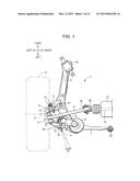 REAR WHEEL SUSPENSION DEVICE diagram and image