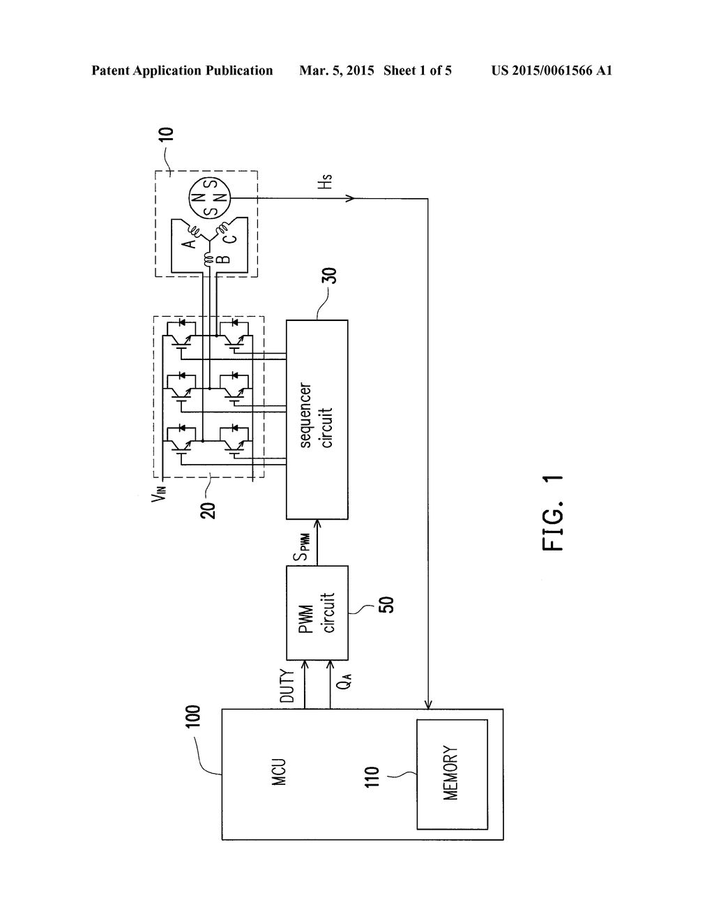 CONTROL CIRCUIT FOR DRIVING MOTOR AND METHOD FOR CONTROLLING SPEED OF     MOTOR - diagram, schematic, and image 02