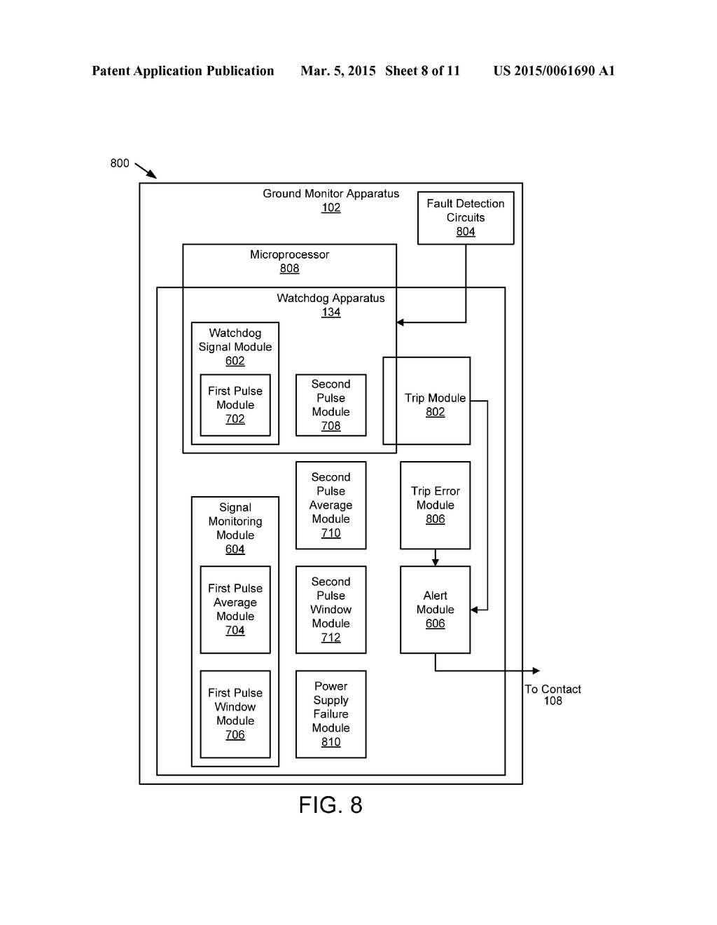 WATCHDOG CIRCUIT FOR GROUND MONITOR CURRENT SENSING - diagram, schematic, and image 09