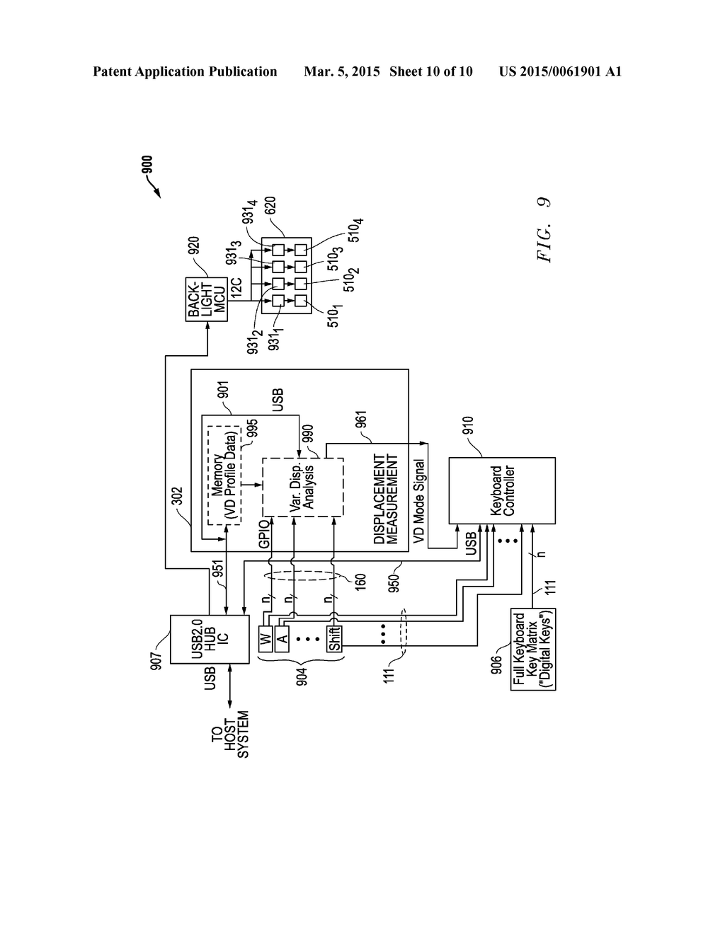 Systems And Methods For Lighting Spring Loaded Mechanical Key Switches - diagram, schematic, and image 11