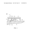 COMMUNICATION DEVICE AND SMALL-SIZE MULTI-BRANCH MULTI-BAND ANTENNA     ELEMENT THEREIN diagram and image