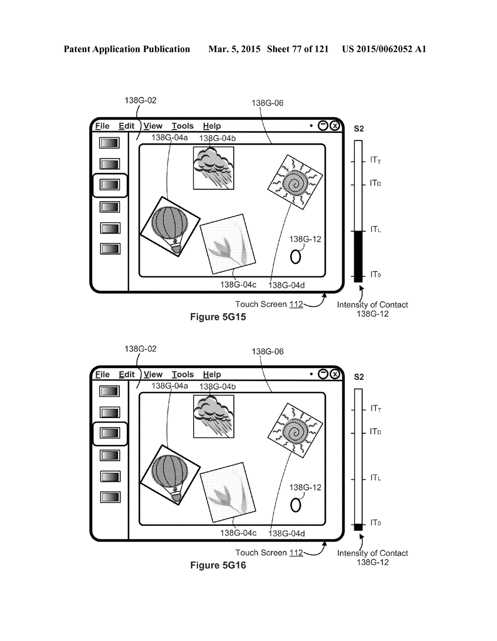 Device, Method, and Graphical User Interface for Transitioning Between     Display States in Response to a Gesture - diagram, schematic, and image 78