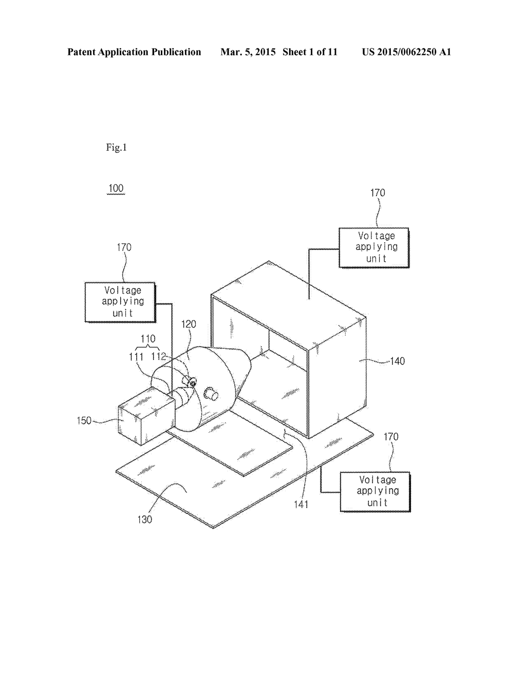 Apparatus for Spraying and Patterning Using Electrostatic Force - diagram, schematic, and image 02