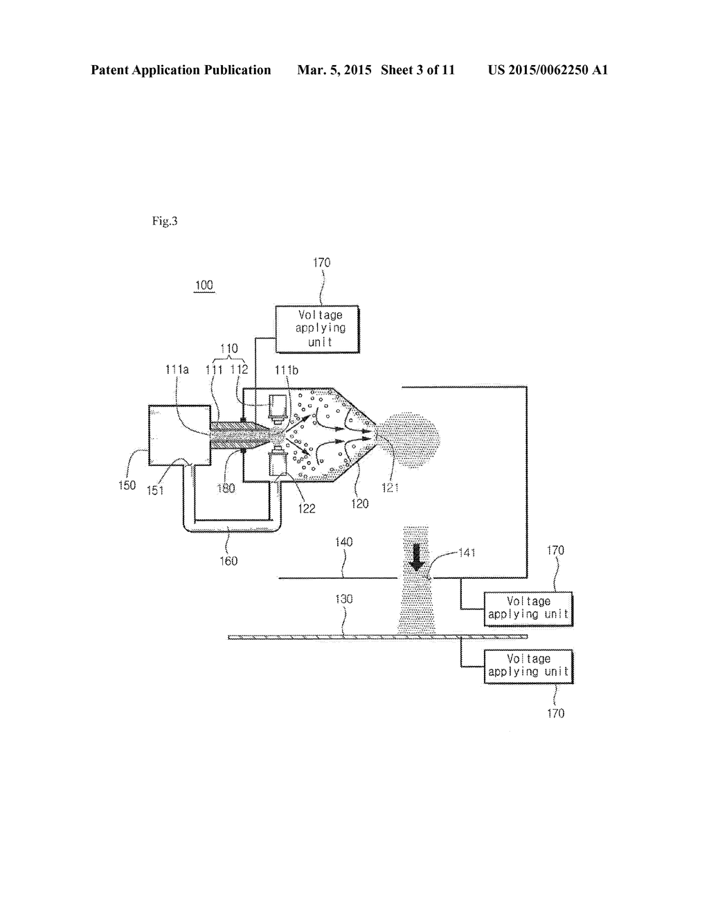 Apparatus for Spraying and Patterning Using Electrostatic Force - diagram, schematic, and image 04