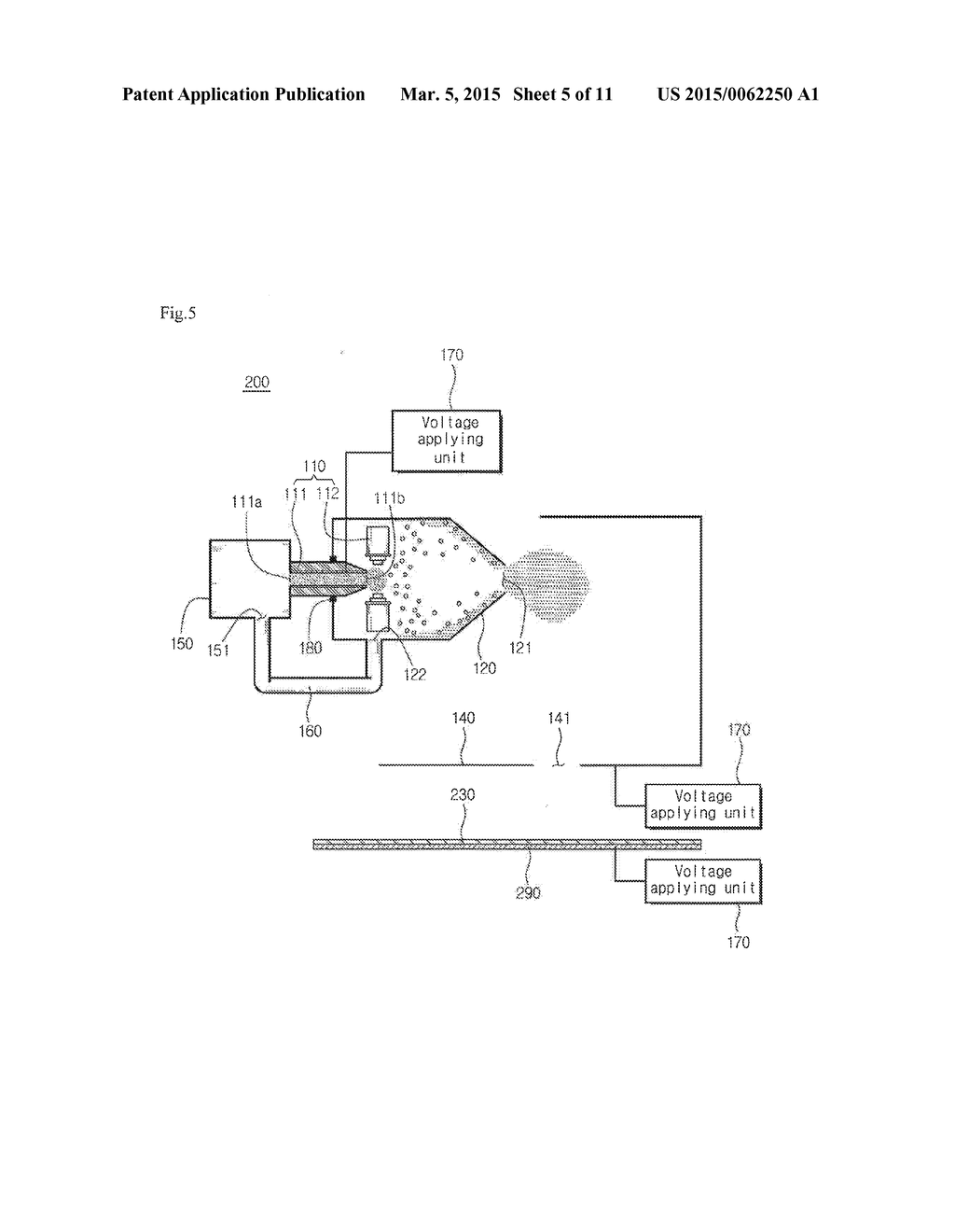 Apparatus for Spraying and Patterning Using Electrostatic Force - diagram, schematic, and image 06