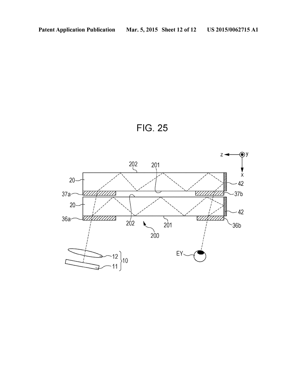 OPTICAL DEVICE AND IMAGE DISPLAY APPARATUS - diagram, schematic, and image 13