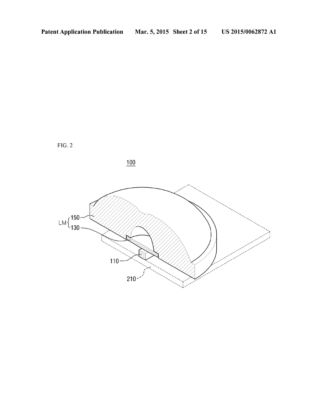 LENS MODULE, LIGHT SOURCE ASSEMBLY AND BACKLIGHT ASSEMBLY HAVING THE LENS     MODULE - diagram, schematic, and image 03