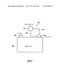 TEMPERATURE SENSOR AND METHOD FOR DETECTING A TEMPERATURE OF A BATTERY     CELL diagram and image