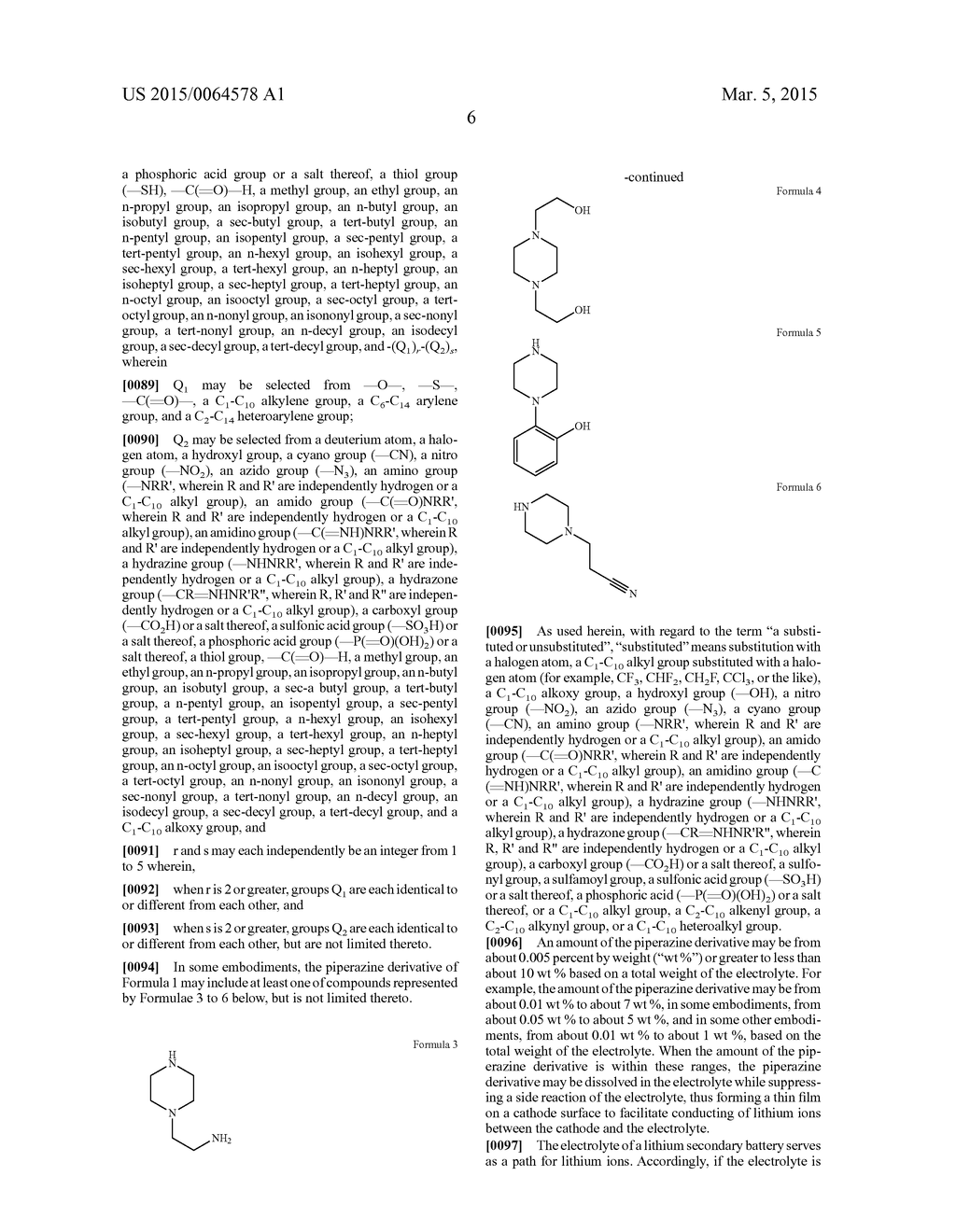 ELECTROLYTE FOR LITHIUM SECONDARY BATTERY AND LITHIUM SECONDARY BATTERY     USING THE SAME - diagram, schematic, and image 15