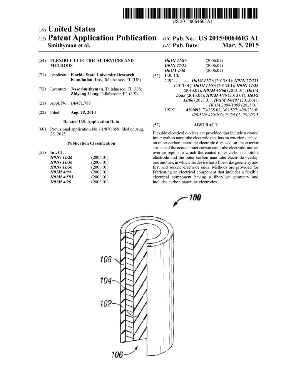 FLEXIBLE ELECTRICAL DEVICES AND METHODS - diagram, schematic, and image 01