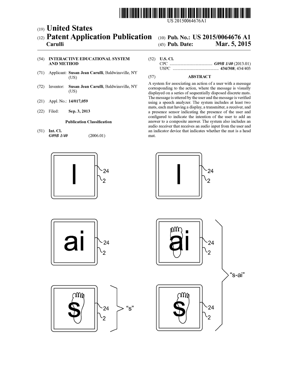 Interactive Educational System And Method - diagram, schematic, and image 01