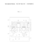 SEMICONDUCTOR DEVICE HAVING EMBEDDED STRAIN-INDUCING PATTERN AND METHOD OF     FORMING THE SAME diagram and image