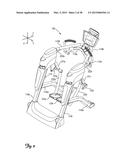 LOWER BODY MIMETIC EXERCISE DEVICE WITH FULLY OR PARTIALLY AUTONOMOUS     RIGHT AND LEFT LEG LINKS AND ERGONOMICALLY POSITIONED PIVOT POINTS diagram and image