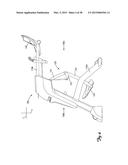 LOWER BODY MIMETIC EXERCISE DEVICE WITH FULLY OR PARTIALLY AUTONOMOUS     RIGHT AND LEFT LEG LINKS AND ERGONOMICALLY POSITIONED PIVOT POINTS diagram and image