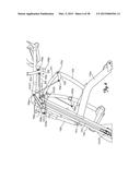 LOWER BODY MIMETIC EXERCISE DEVICE WITH FULLY OR PARTIALLY AUTONOMOUS     RIGHT AND LEFT LEG LINKS AND ERGONOMICALLY POSITIONED PIVOT POINTS diagram and image