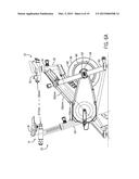 EXERCISE BICYCLE FRAME WITH BICYCLE SEAT AND HANDLEBAR ADJUSTMENT     ASSEMBLIES diagram and image