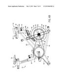 EXERCISE BICYCLE FRAME WITH BICYCLE SEAT AND HANDLEBAR ADJUSTMENT     ASSEMBLIES diagram and image