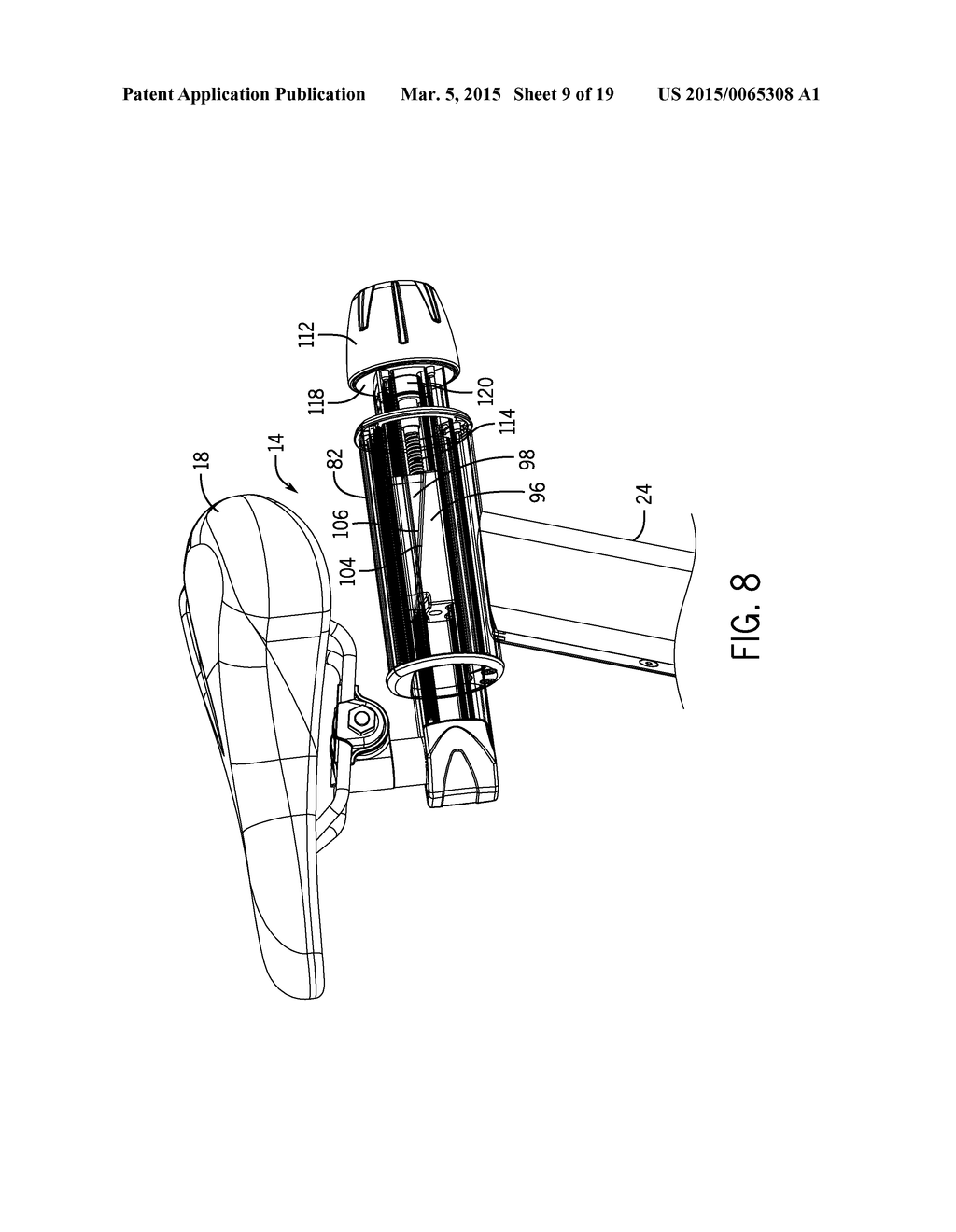 EXERCISE BICYCLE FRAME WITH BICYCLE SEAT AND HANDLEBAR ADJUSTMENT     ASSEMBLIES - diagram, schematic, and image 10