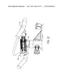 EXERCISE BICYCLE FRAME WITH BICYCLE SEAT AND HANDLEBAR ADJUSTMENT     ASSEMBLIES diagram and image