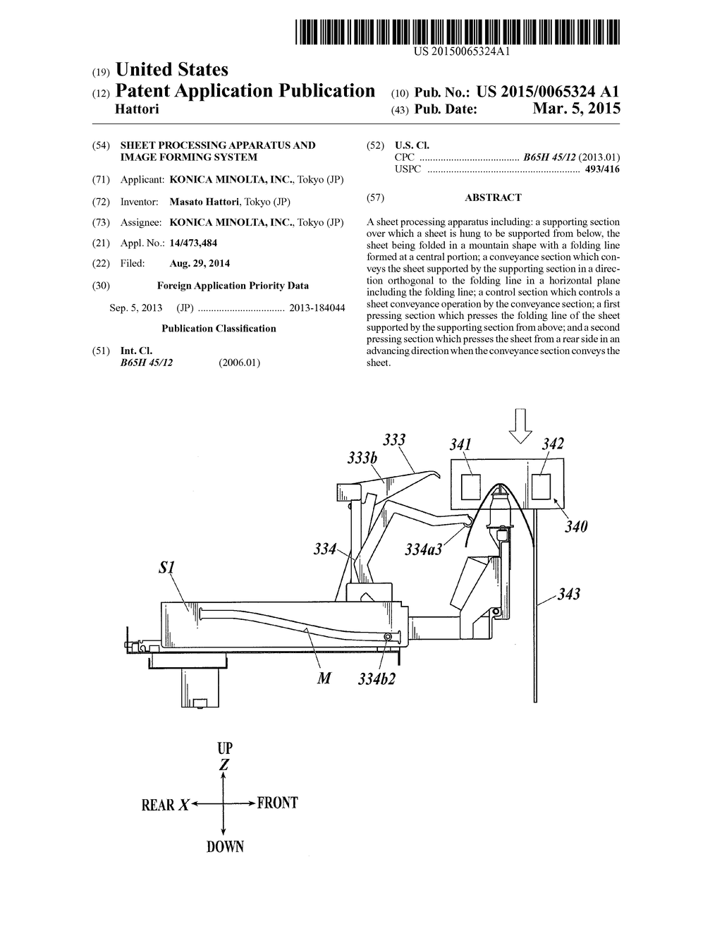 SHEET PROCESSING APPARATUS AND IMAGE FORMING SYSTEM - diagram, schematic, and image 01