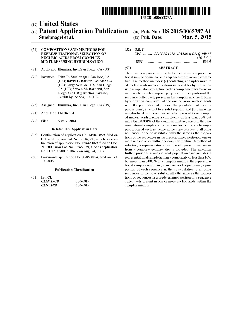 COMPOSITIONS AND METHODS FOR REPRESENTATIONAL SELECTION OF NUCLEIC ACIDS     FROM COMPLEX MIXTURES USING HYBRIDIZATION - diagram, schematic, and image 01