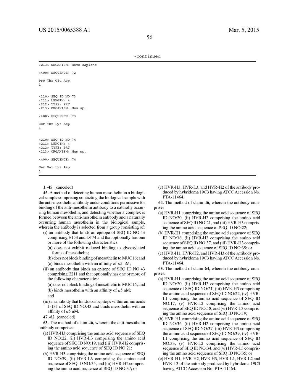 ANTI-MESOTHELIN ANTIBODIES AND IMMUNOCONJUGATES - diagram, schematic, and image 89