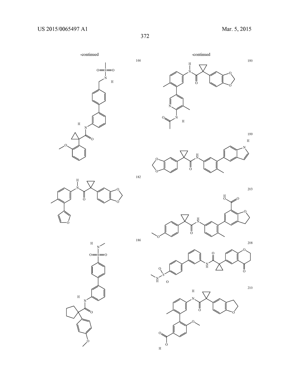 MODULATORS OF ATP-BINDING CASSETTE TRANSPORTERS - diagram, schematic, and image 373