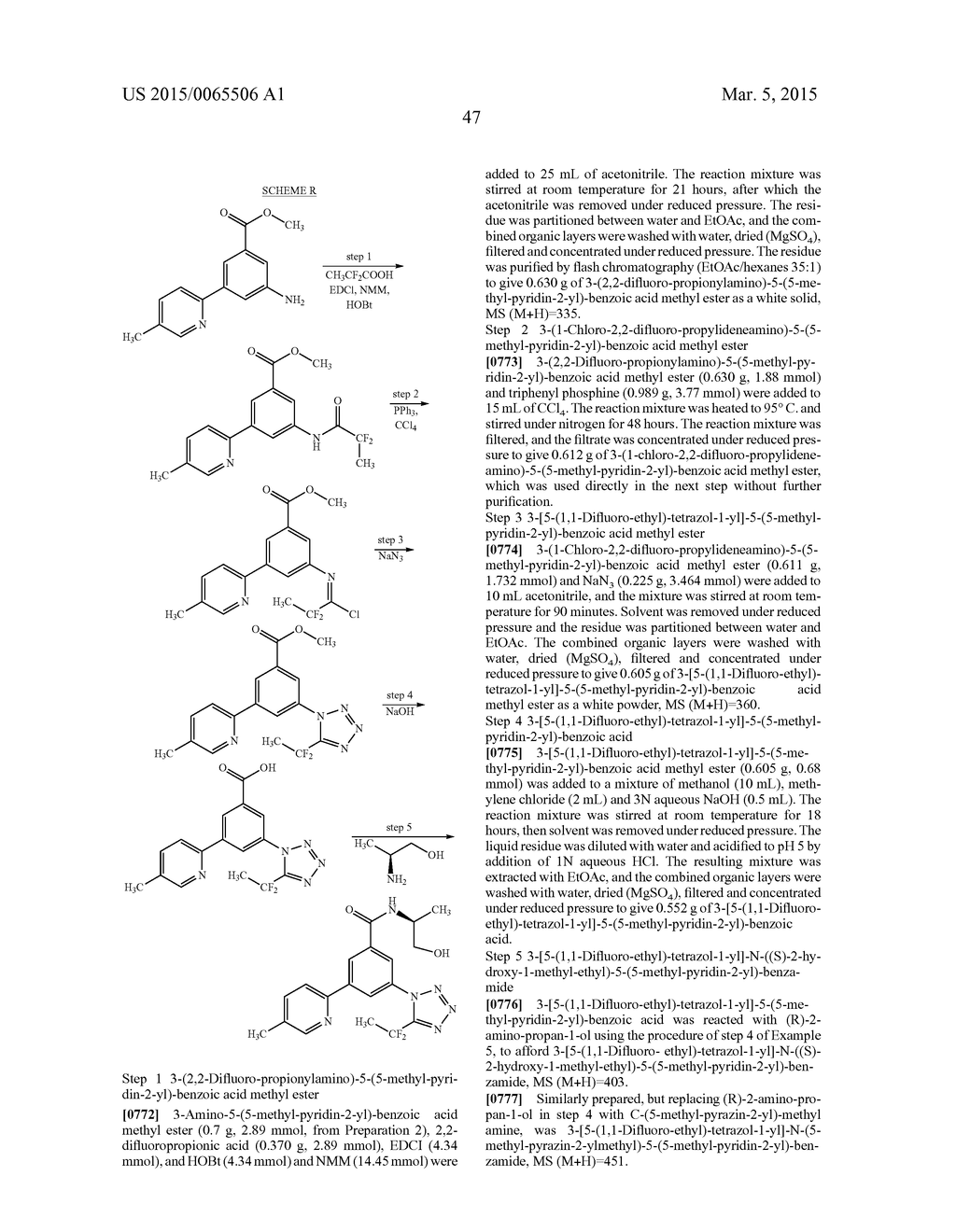 TETRAZOLE-SUBSTITUTED ARYLAMIDES AS P2X3 AND P2X2/3 ANTAGONISTS - diagram, schematic, and image 48