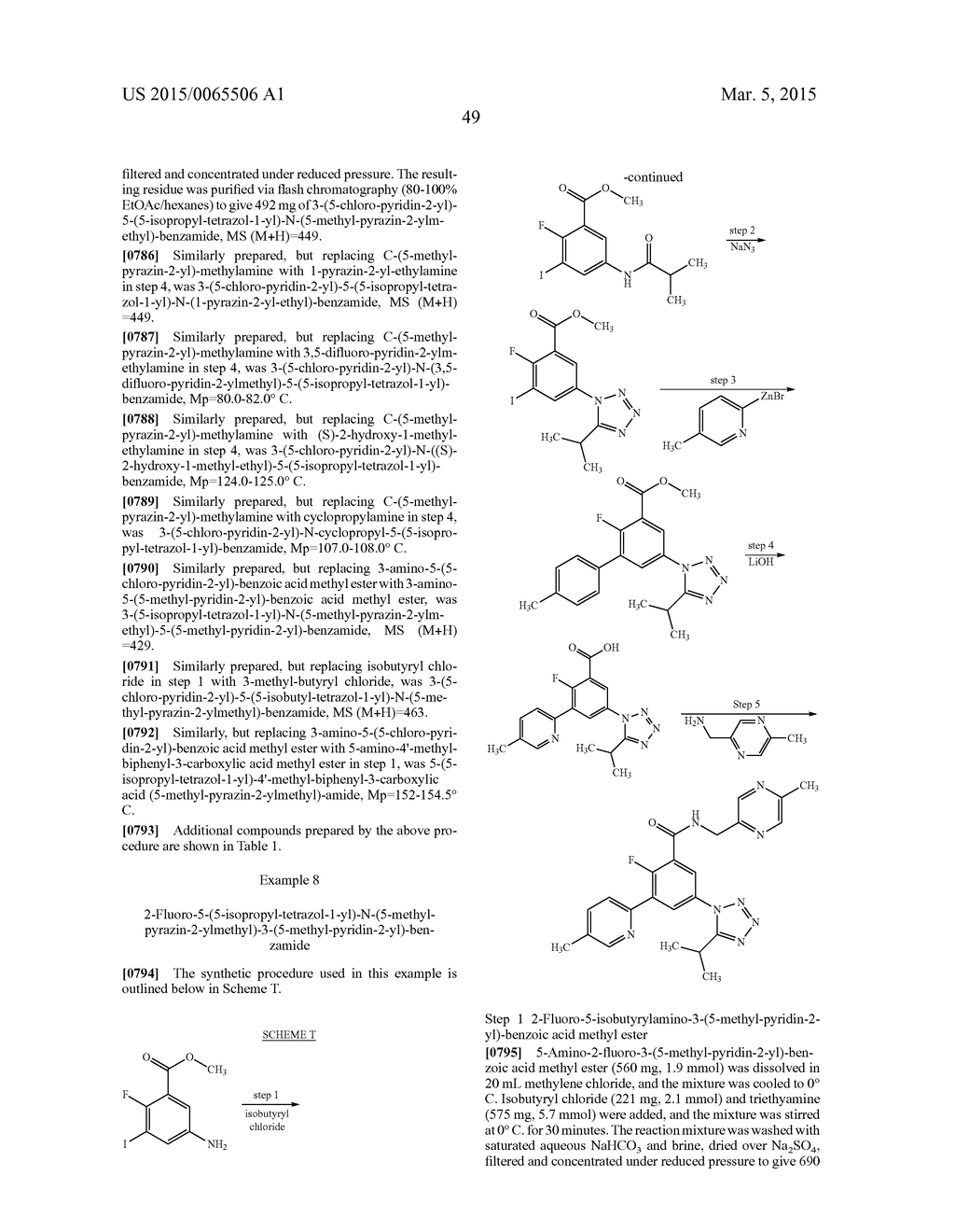 TETRAZOLE-SUBSTITUTED ARYLAMIDES AS P2X3 AND P2X2/3 ANTAGONISTS - diagram, schematic, and image 50