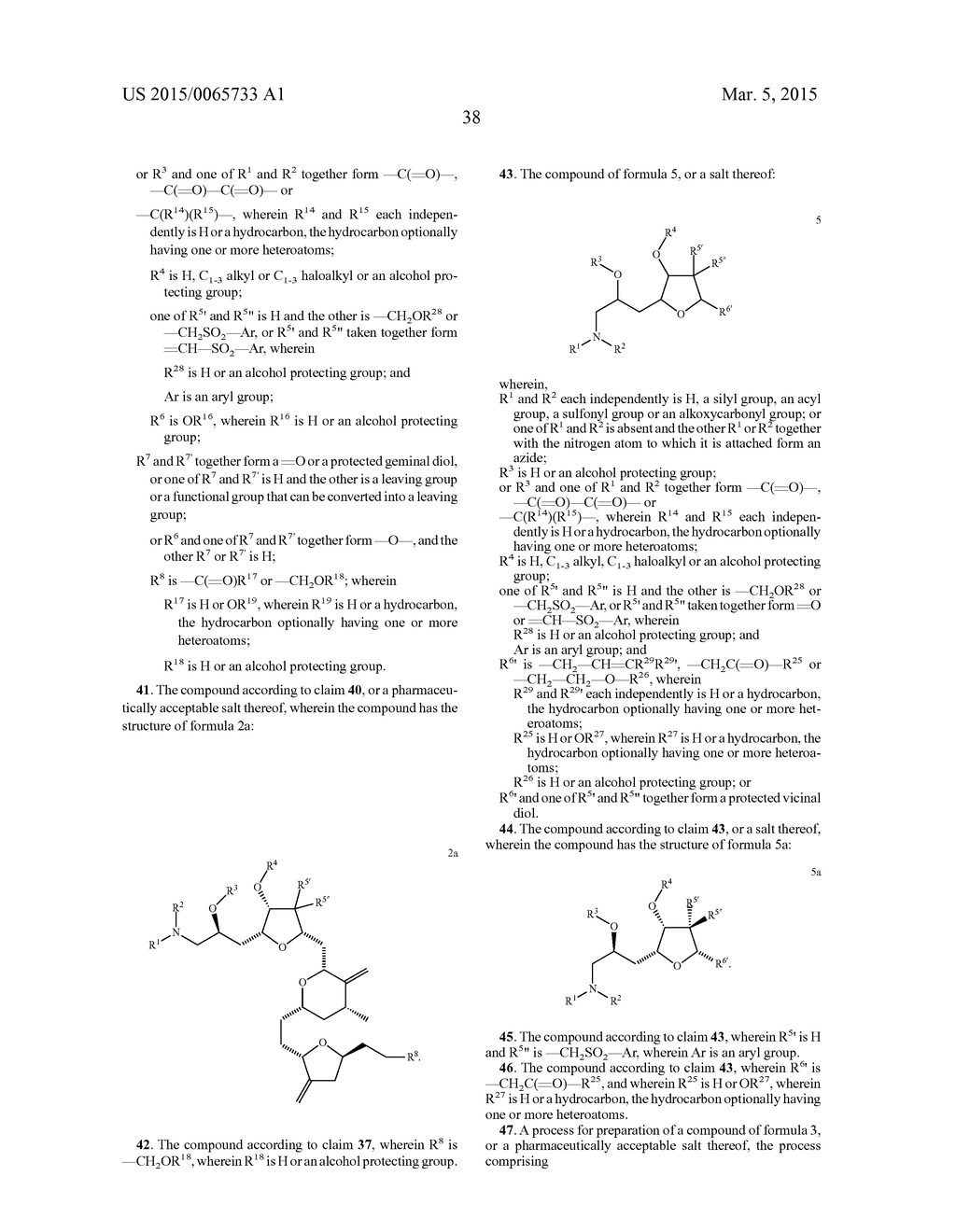 SYNTHETIC PROCESS FOR PREPARATION OF MACROCYCLIC C1-KETO ANALOGS OF     HALICHONDRIN B AND INTERMEDIATES USEFUL THEREIN - diagram, schematic, and image 39