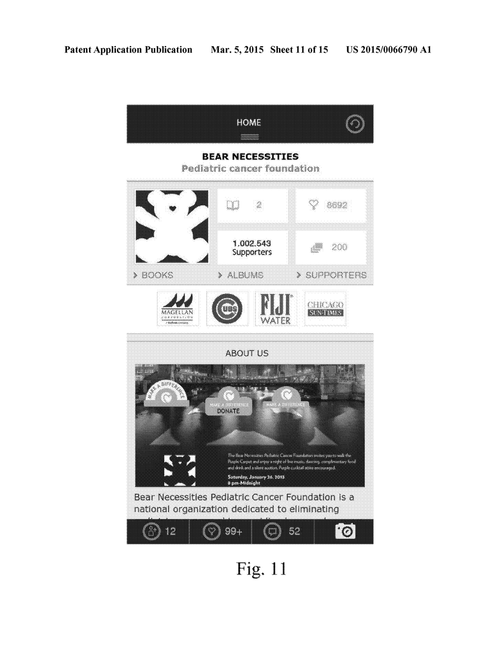 PLATFORM FOR IMAGE FEED AND CHARITABLE DONATION - diagram, schematic, and image 12