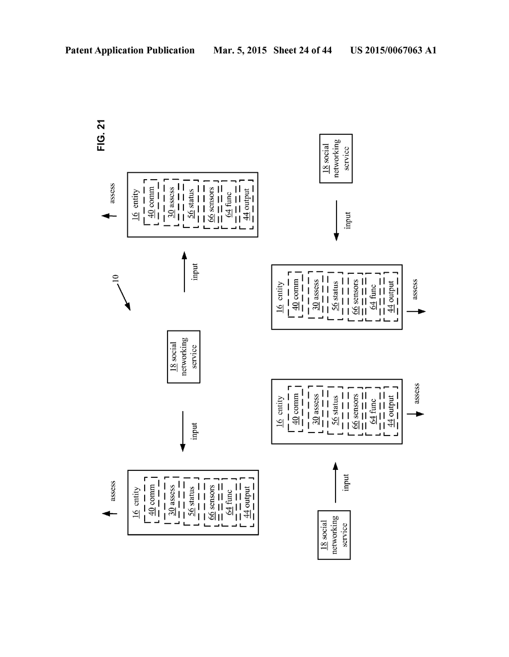 System and Method for Comparison of Physical Entity Attribute Effects on     Physical Environments Through In Part Social Networking Service Input - diagram, schematic, and image 25