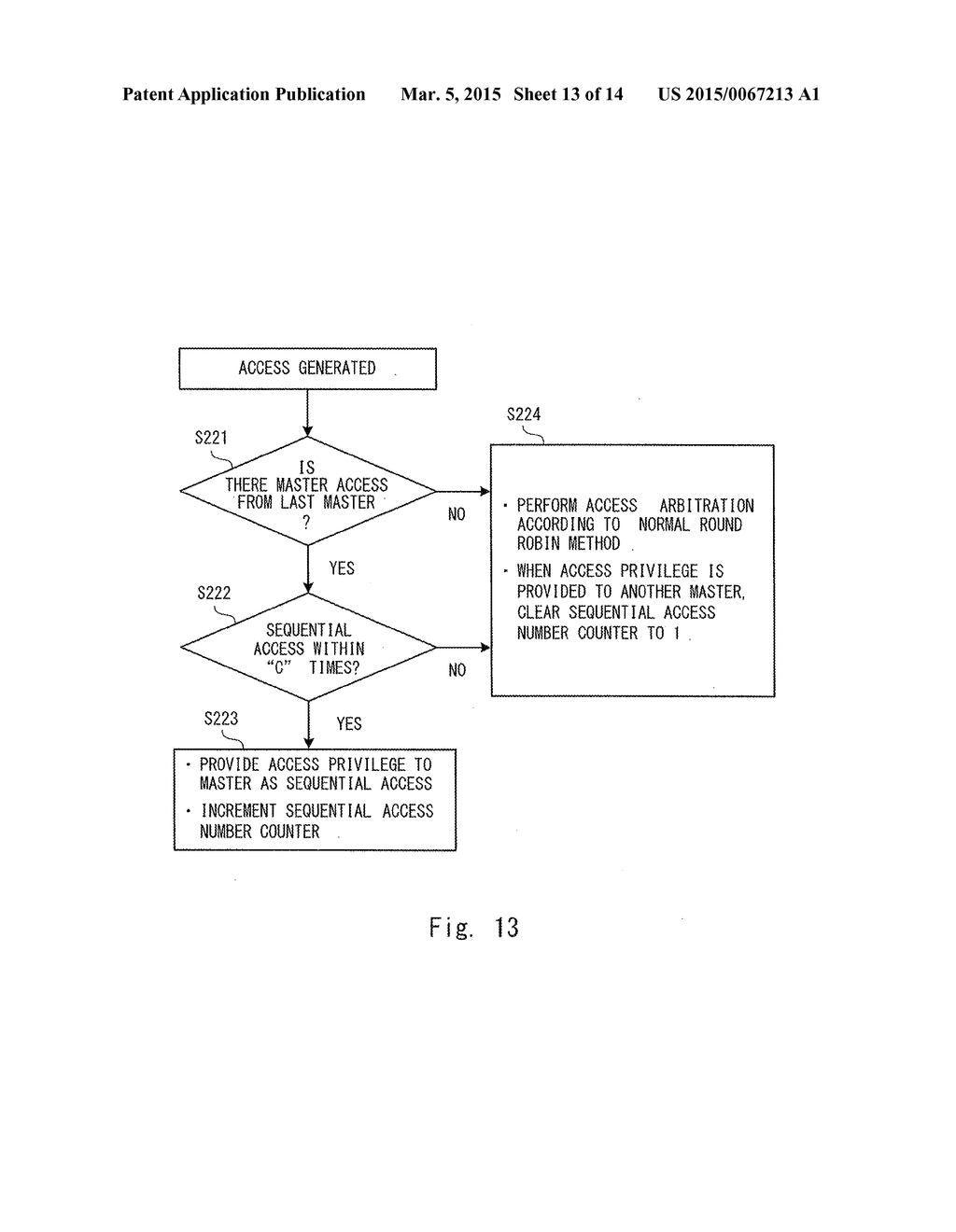 BUS ACCESS ARBITER AND METHOD OF BUS ARBITRATION - diagram, schematic, and image 14