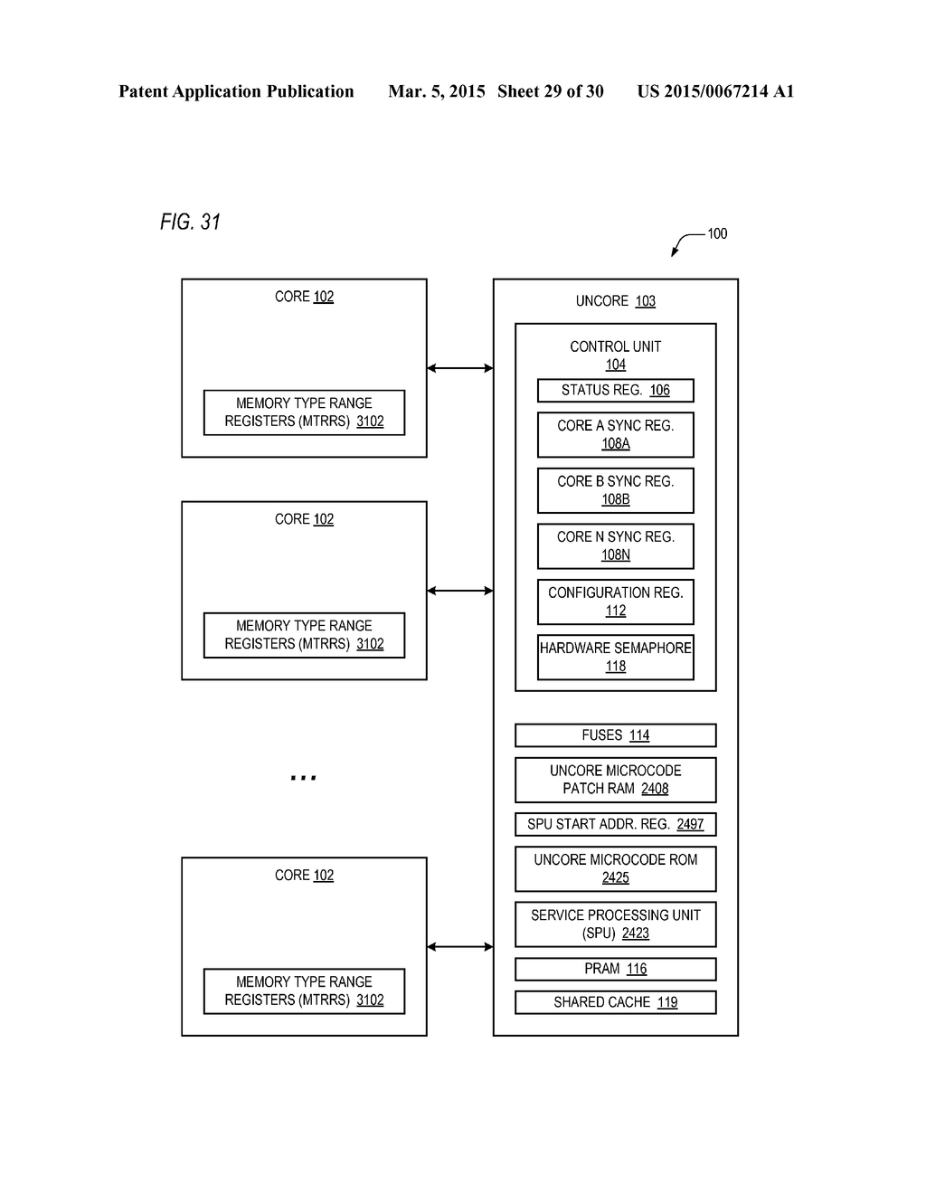 SINGLE-CORE WAKEUP MULTI-CORE SYNCHRONIZATION MECHANISM - diagram, schematic, and image 30