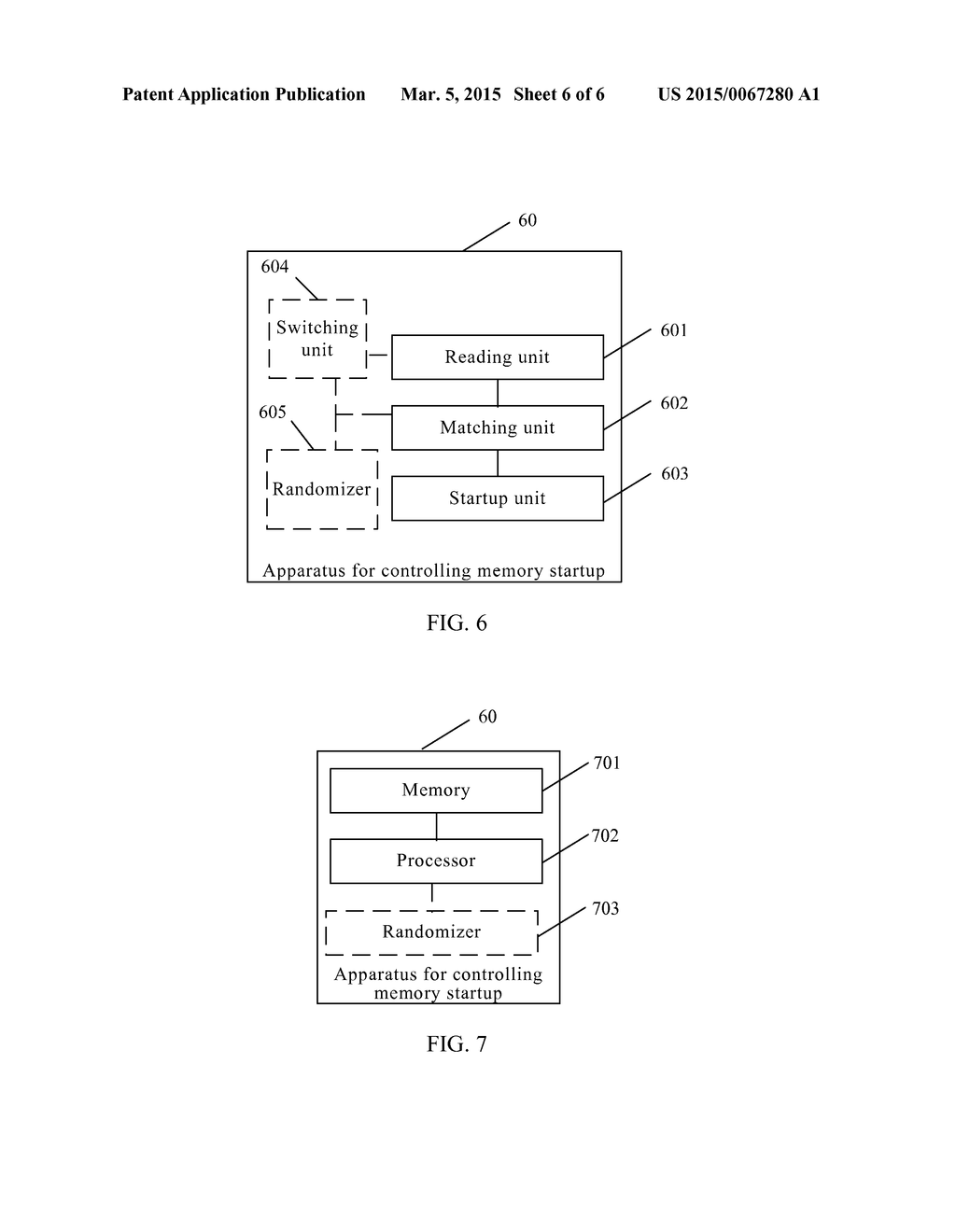 METHOD AND APPARATUS FOR CONTROLLING MEMORY STARTUP - diagram, schematic, and image 07