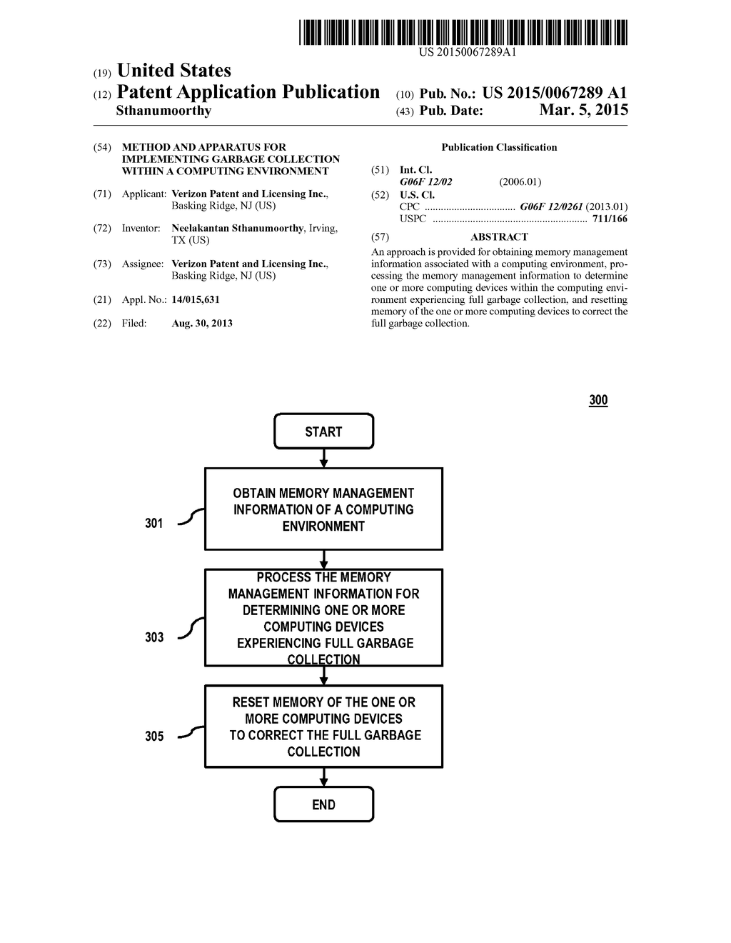 METHOD AND APPARATUS FOR IMPLEMENTING GARBAGE COLLECTION WITHIN A     COMPUTING ENVIRONMENT - diagram, schematic, and image 01