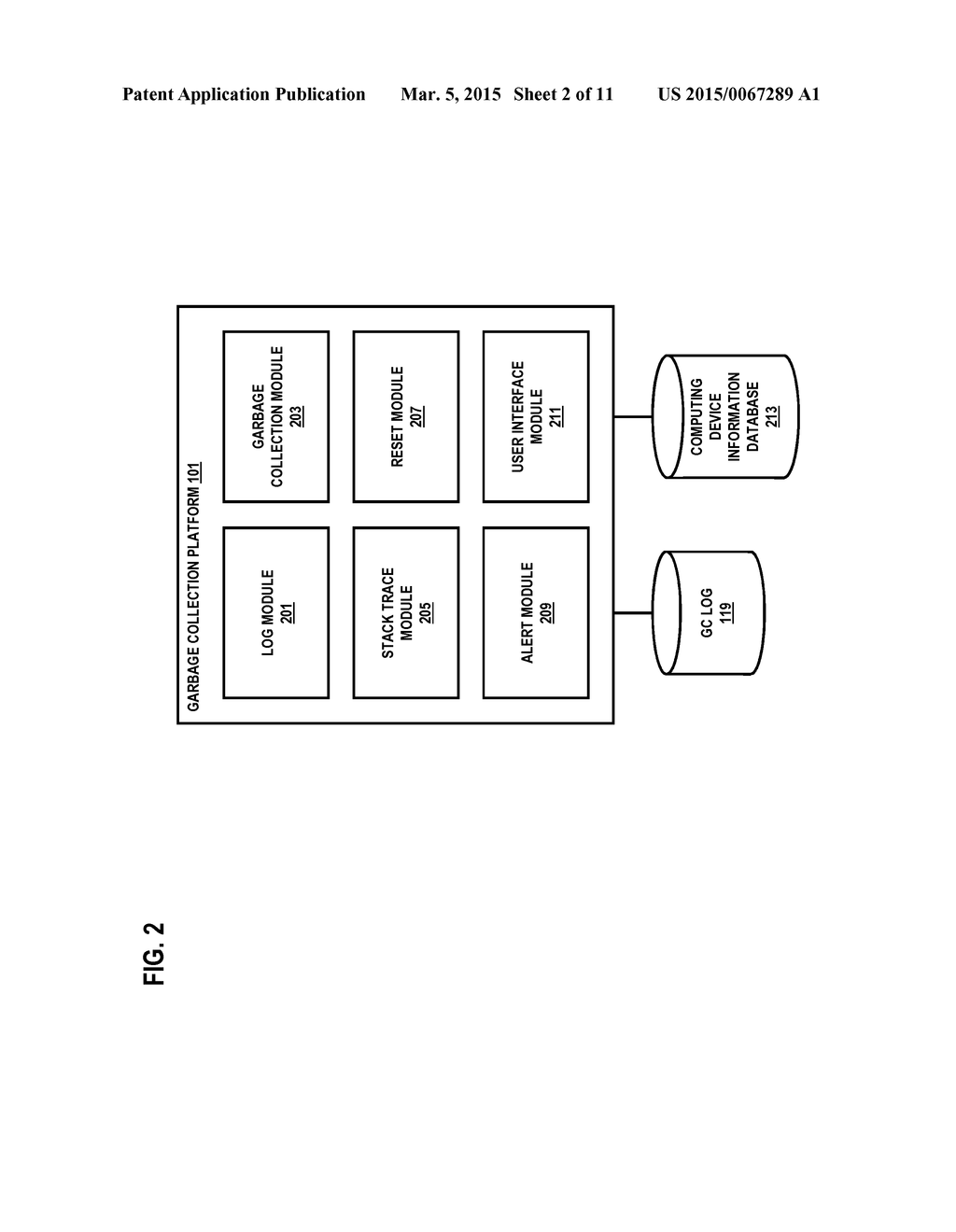 METHOD AND APPARATUS FOR IMPLEMENTING GARBAGE COLLECTION WITHIN A     COMPUTING ENVIRONMENT - diagram, schematic, and image 03