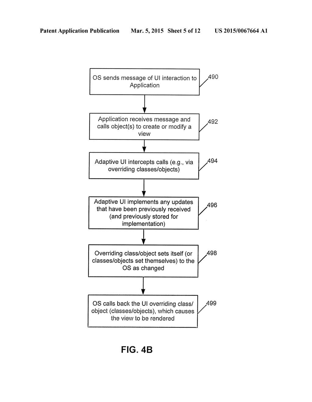 SYSTEM, METHOD AND APPARATUS FOR TRANSPARENTLY ENABLING SOFTWARE     APPLICATIONS WITH ADAPTIVE USER INTERFACES - diagram, schematic, and image 06