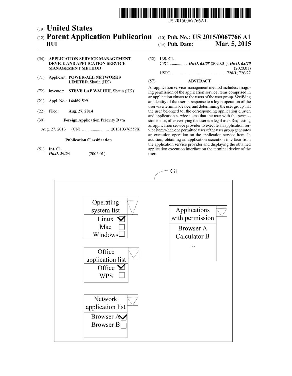 APPLICATION SERVICE MANAGEMENT DEVICE AND APPLICATION SERVICE MANAGEMENT     METHOD - diagram, schematic, and image 01