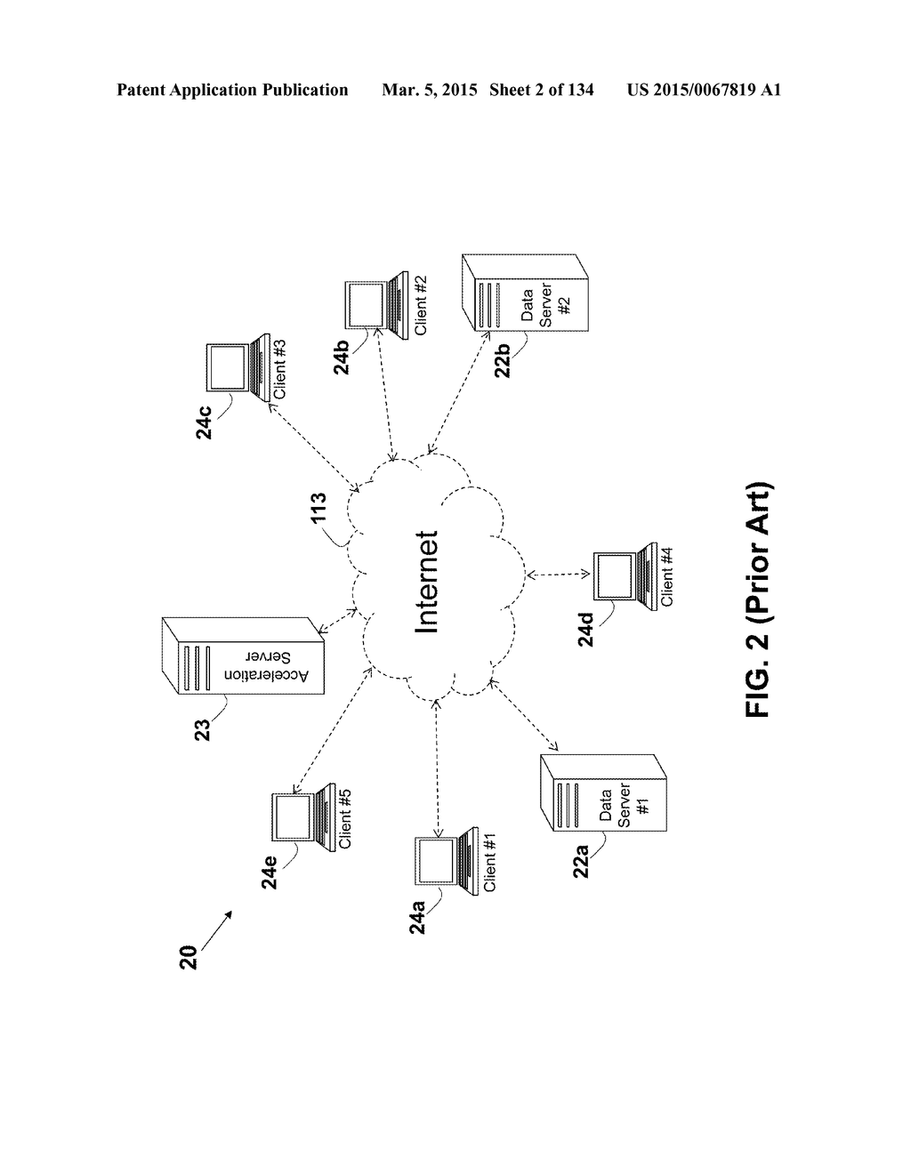 System and Method for Improving Internet Communication by Using     Intermediate Nodes - diagram, schematic, and image 03