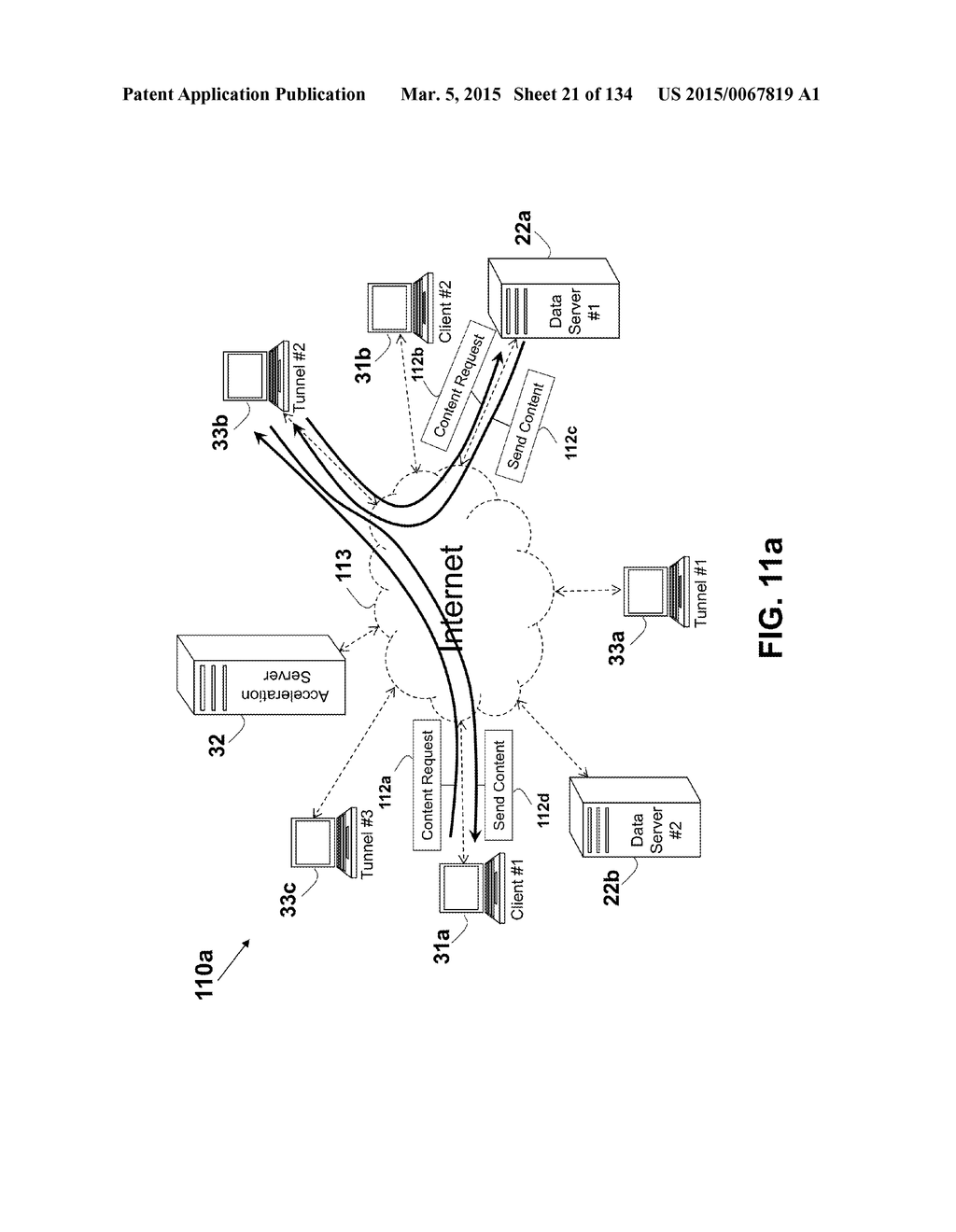 System and Method for Improving Internet Communication by Using     Intermediate Nodes - diagram, schematic, and image 22