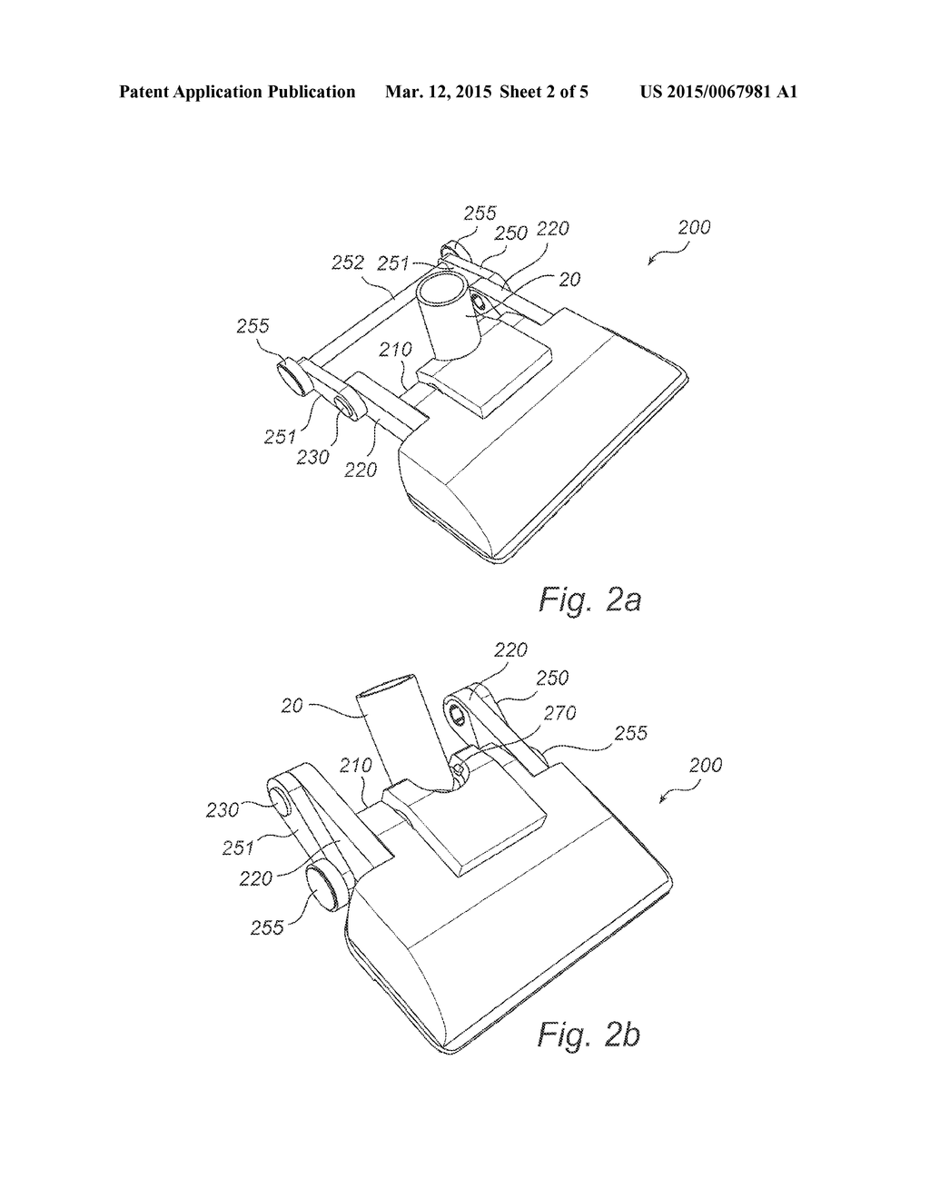 UPRIGHT VACUUM CLEANER HAVING A SUPPORT - diagram, schematic, and image 03