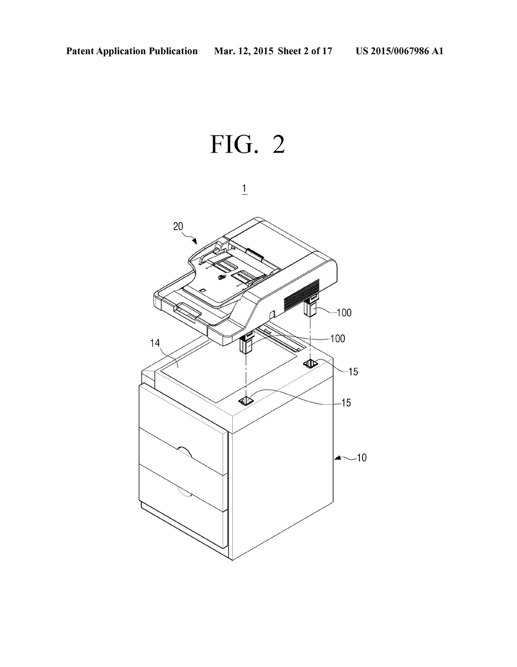 HINGE ASSEMBLY AND IMAGE FORMING APPARATUS HAVING THE SAME - diagram, schematic, and image 03