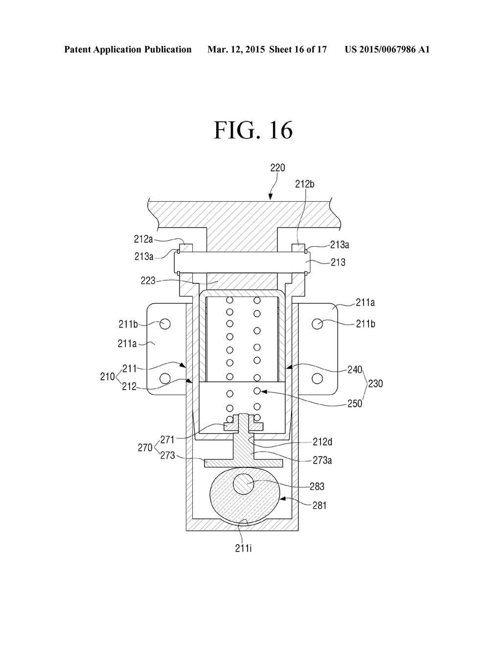 HINGE ASSEMBLY AND IMAGE FORMING APPARATUS HAVING THE SAME - diagram, schematic, and image 17