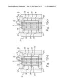 INTERCONNECTING STRUCTURE FOR ELECTRICALLY CONNECTING A FIRST ELECTRONIC     DEVICE WITH A SECOND ELECTRONIC DEVICE diagram and image